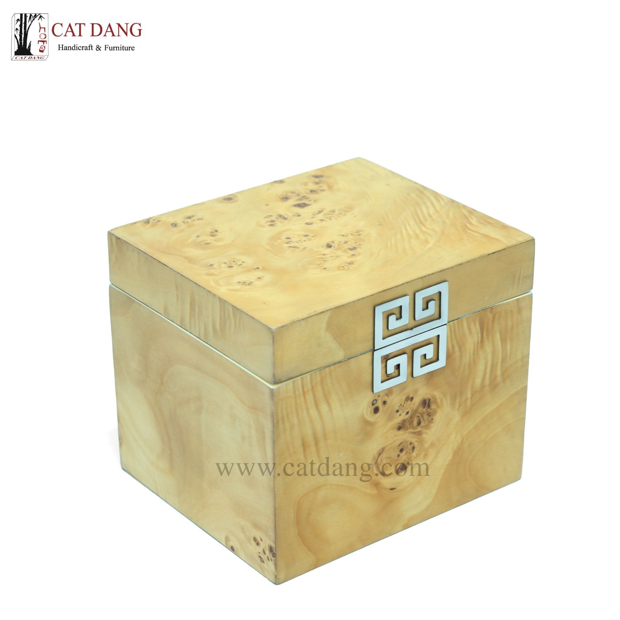 Rubber Wood Jewelry Box – CatDang