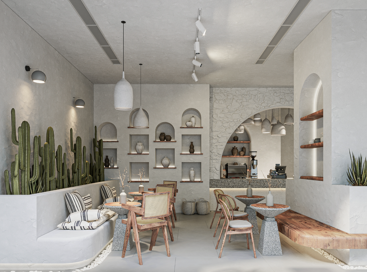 Không Gian Quán Cà Phê 8OZ