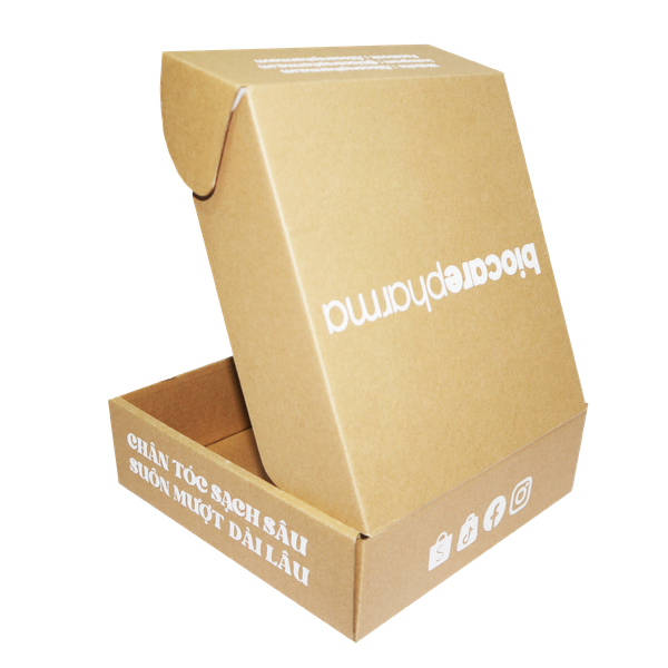 Hộp nắp gài in số lượng ít theo yêu cầu 22x20.5x11cm