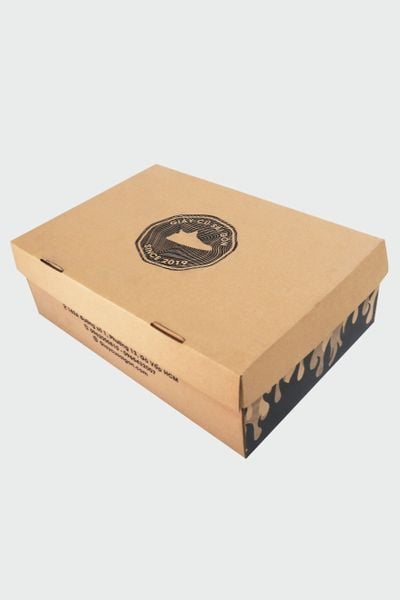 Hộp carton đựng giày in flexo 33x23x11cm
