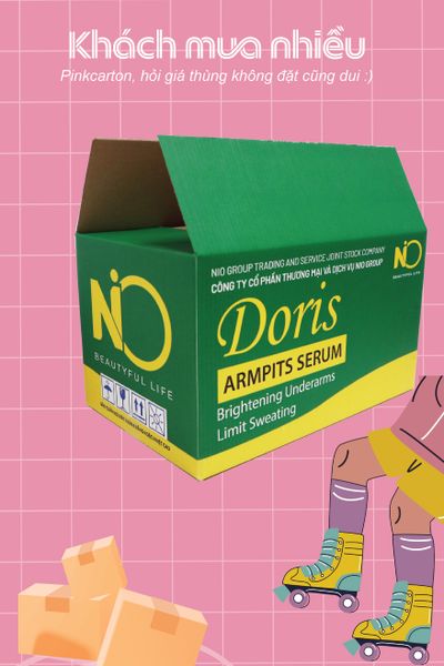 In thùng carton giá rẻ 60x30x20cm 3 lớp