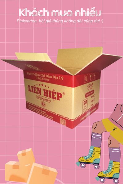 In thùng carton theo yêu cầu 49.5x30x14.5cm 5 lớp