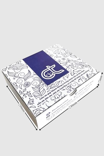 Hộp carton nắp gài đựng quần áo, phụ kiện 20x14x10cm