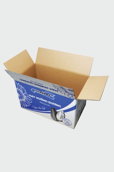 In thùng carton flexo theo yêu cầu 50x28x33cm 5 lớp