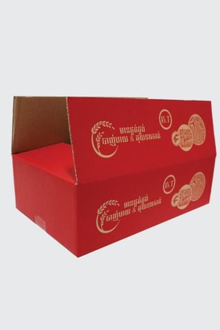In thùng carton giá rẻ 42x27x13cm 3 lớp