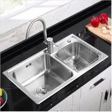  Vòi rửa bát xoay 360 độ SUPOR 250607-02 có nóng lạnh, inox 304 