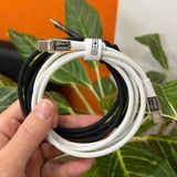  Cáp sạc nhanh Duzzona PD 65W truyền dữ liệu 48Mbps C to C dây bọc dù dài 1.2 mét 