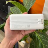  Pin dự phòng 20000mAh ENERGY Premium - Hàng xuất Thái - Kèm 2 dây sạc type C và Lighting 