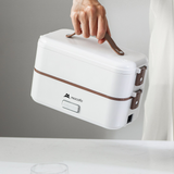  Hộp cơm cắm điện 2 tầng tự sôi Mocato M601 inox 304 cao cấp 