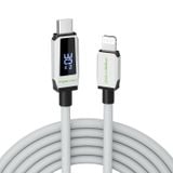  Cáp sạc nhanh C to Lightning FEEYOO HDCC-L 30W chứng chỉ MFi hiển thị công suất sạc dài 1.5 mét 