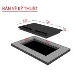  Bếp Từ Đôi Hubscher IHC-6262 