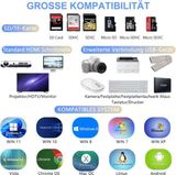  Bộ chuyển đổi HATOKU 9IN1 với HDMI 4K@60Hz, PD 100W, SD/TF,  USB 3.0/C Data, Cổng âm thanh, Mac Dongle cho thiết bị Type-C, MacBook Pro/Air, Laptop 