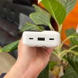  Pin dự phòng 20000mAh ENERGY Premium - Hàng xuất Thái - Kèm 2 dây sạc type C và Lighting 