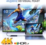  Bộ chuyển đổi HATOKU 9IN1 với HDMI 4K@60Hz, PD 100W, SD/TF,  USB 3.0/C Data, Cổng âm thanh, Mac Dongle cho thiết bị Type-C, MacBook Pro/Air, Laptop 