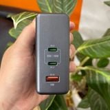  Bộ sạc nhanh củ sạc HUNDA 140W HUNDA A2210-140 3 cổng dành cho Điện thoại, Macbook, Dell XPS, Pixelbook Series 