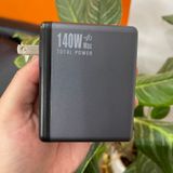  Bộ sạc nhanh củ sạc HUNDA 140W HUNDA A2210-140 3 cổng dành cho Điện thoại, Macbook, Dell XPS, Pixelbook Series 