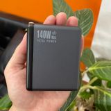  Bộ sạc nhanh củ sạc HUNDA 140W HUNDA A2210-140 3 cổng dành cho Điện thoại, Macbook, Dell XPS, Pixelbook Series 