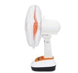  Quạt bàn tích điện EASY POWER EP-3212A tích hợp đèn LED cổng sạc điện thoại 
