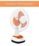  Quạt bàn tích điện EASY POWER EP-3212A tích hợp đèn LED cổng sạc điện thoại 