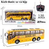  Đồ chơi Xe bus school điều khiển từ xa 32cm 