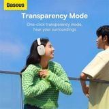  Tai Nghe Chụp Tai Không Dây, Chống Ồn Chủ Động Baseus Bowie H1 ANC ( Bluetooth 5.2 , GPS - APP Control, Nearly No-delay Noise-Cancelling Wireless Headphones) 