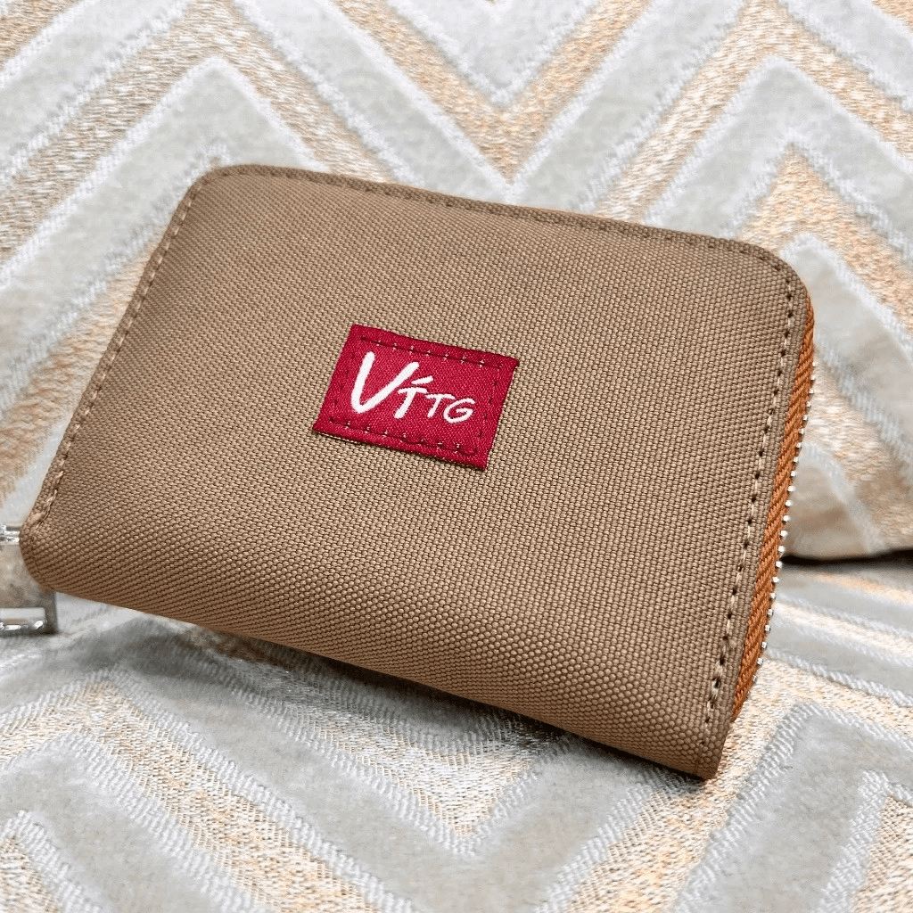  Ví nam nữ khoá kéo TTG phiên bản 2024 vải canvas chống nước 