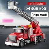  Đồ chơi XE CỨU HỎA PHUN NƯỚC cỡ lớn cho bé, có âm thanh, đèn, phun nước như thật 
