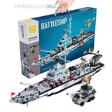  Đồ chơi bộ đồ chơi lắp ghép tàu chiến 1456 chi tiết 