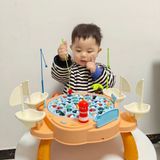  Đồ chơi Câu cá điện 45 con cá +4 cần câu nam châm cho bé từ 2-6 tuổi 