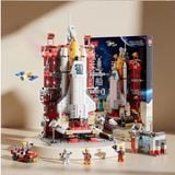  Bộ đồ chơi LEGO Lắp ghép Tàu vũ trụ 1059 chi tiết full hộp giấy có quai xách mã 8863 