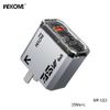  [Tặng dây sạc nhanh C to C Duzzona hoặc dây Remax C to L 1m] Củ Sạc Nhanh GaN WEKOME WP-U23 35W 2 cổng USB-A và Type C 