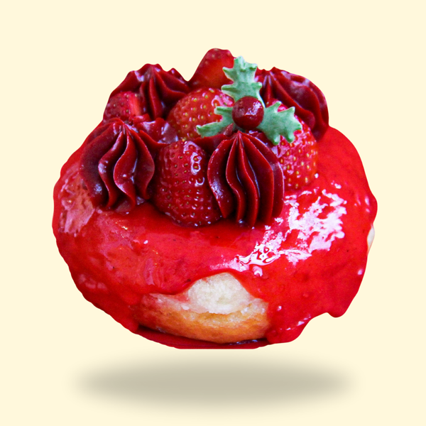 Bánh Doughnut Full on Red