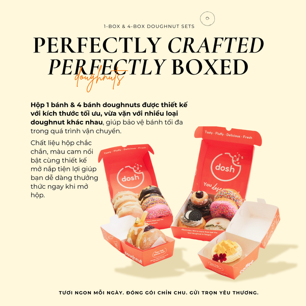 Bánh Doughnut Ruby Pink Sunrise