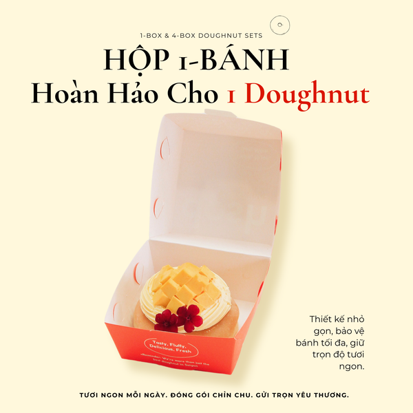 Bánh Doughnut Blackberry Rum & Chocolate Pudding