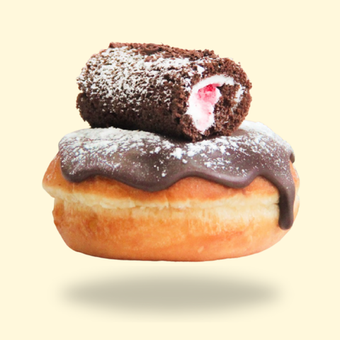 Bánh Doughnut Buche De Noel With A Twist