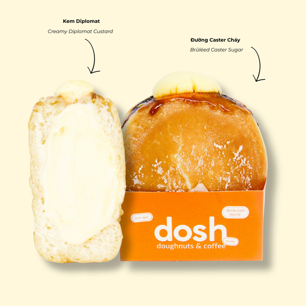 Bánh Doughnut Cracked Diplomat