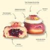 Bánh Doughnut Rosy Peach Royale