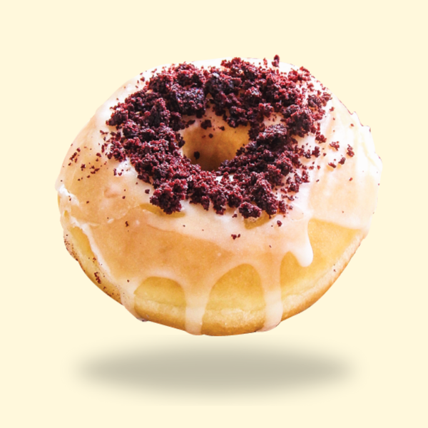 Bánh Doughnut Red Velvet Sprinkles