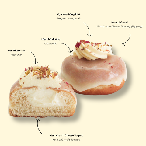 Bánh Doughnut The Fatbomb Creamcheese