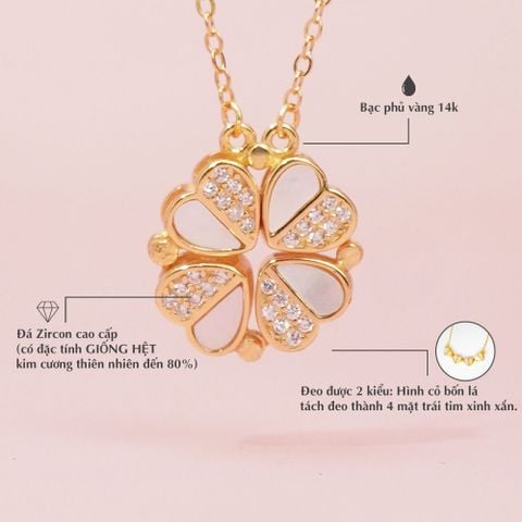 Dây Chuyền Cỏ Bốn Lá