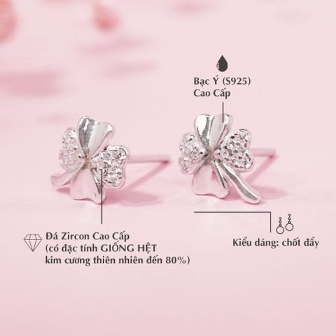 Hoa Tai Cỏ Bốn Lá