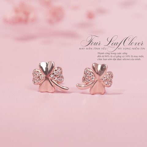 Hoa Tai Cỏ Bốn Lá