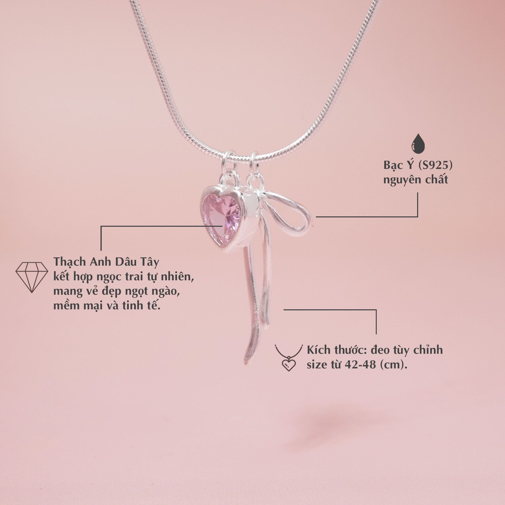 Dây Chuyền Cherish Knot