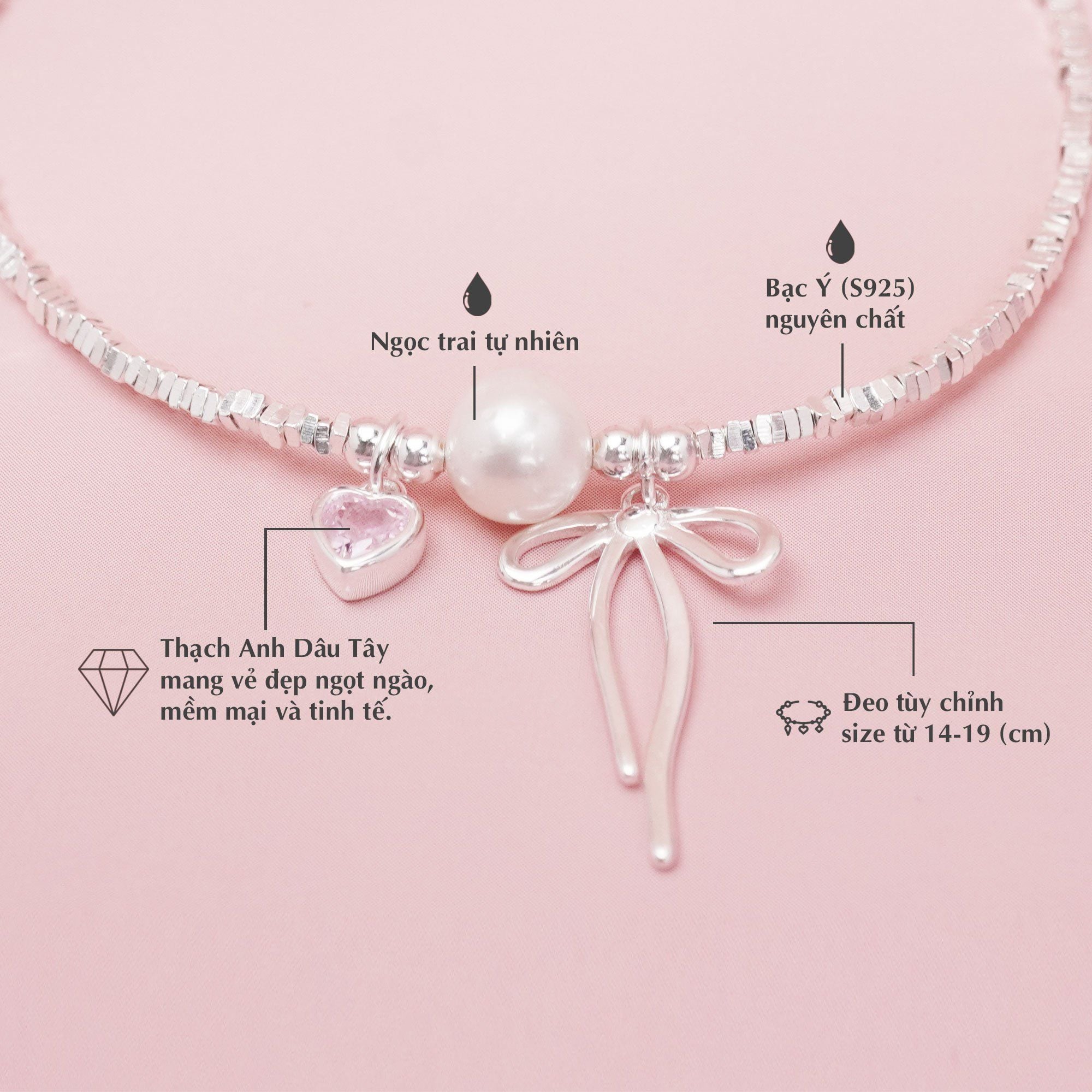 Lắc Tay Cherish Knot