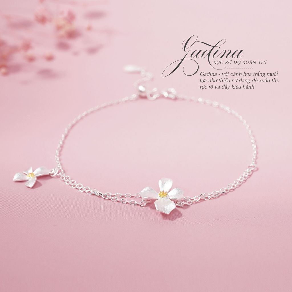 Lắc Tay Hoa Dành Dành