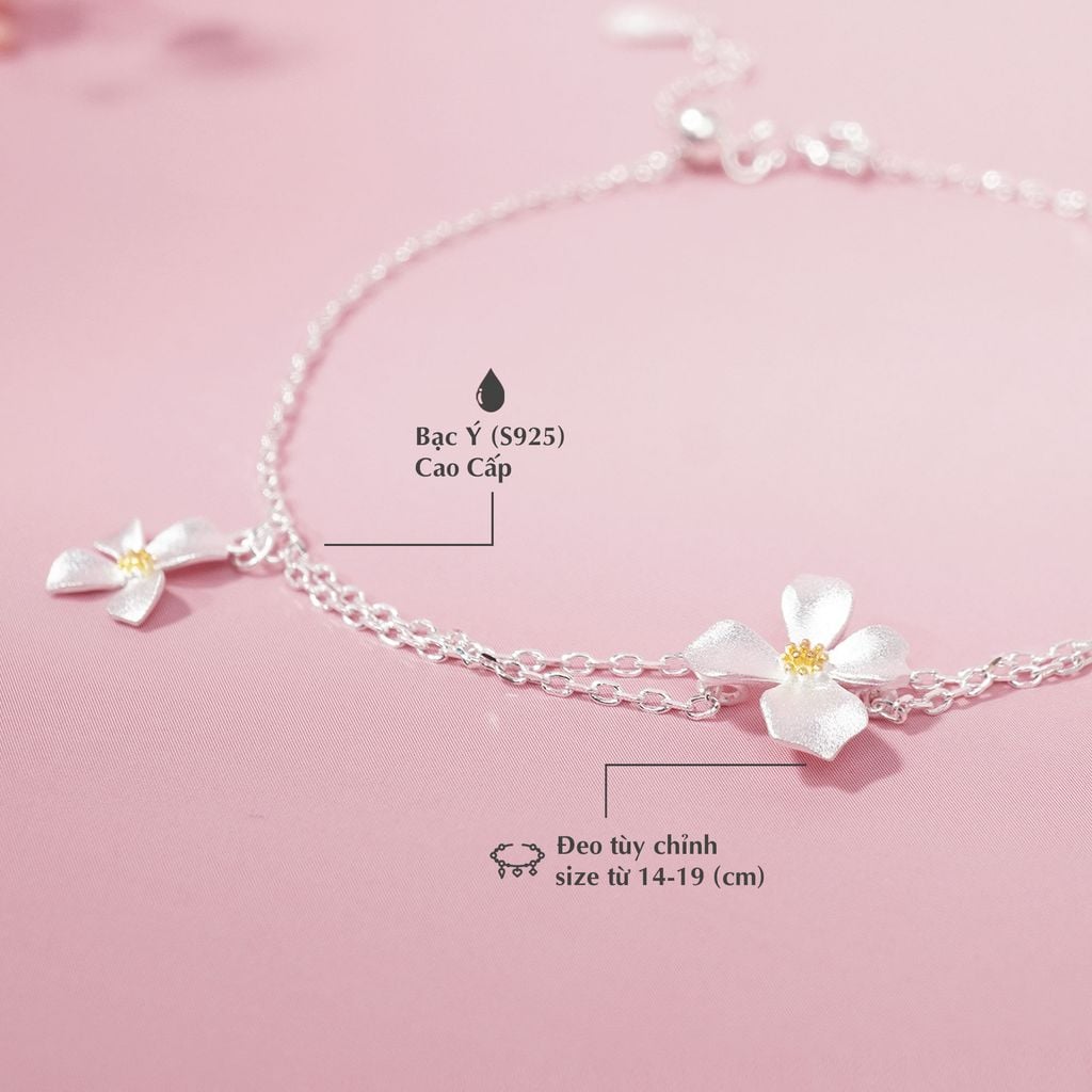 Lắc Tay Hoa Dành Dành