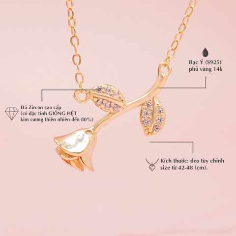 Dây Chuyền Hoa Hồng