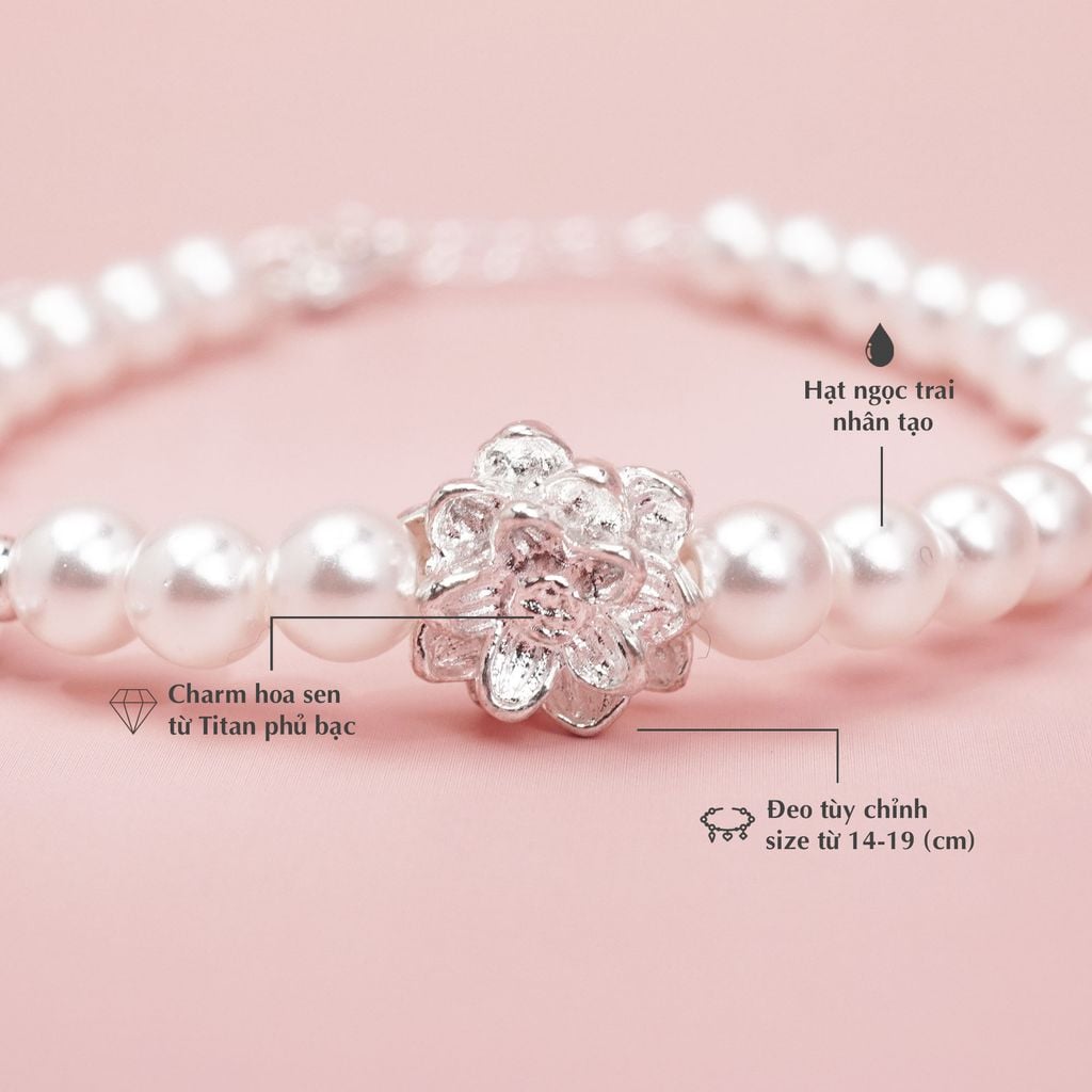 Lắc Tay Hoa Sen