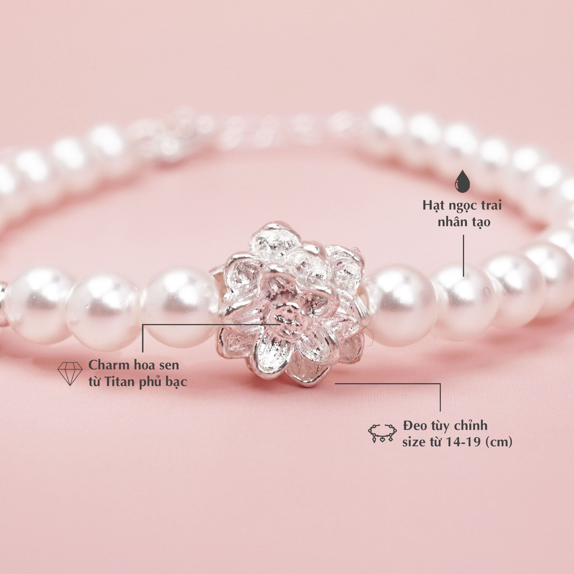 Lắc Tay Hoa Sen