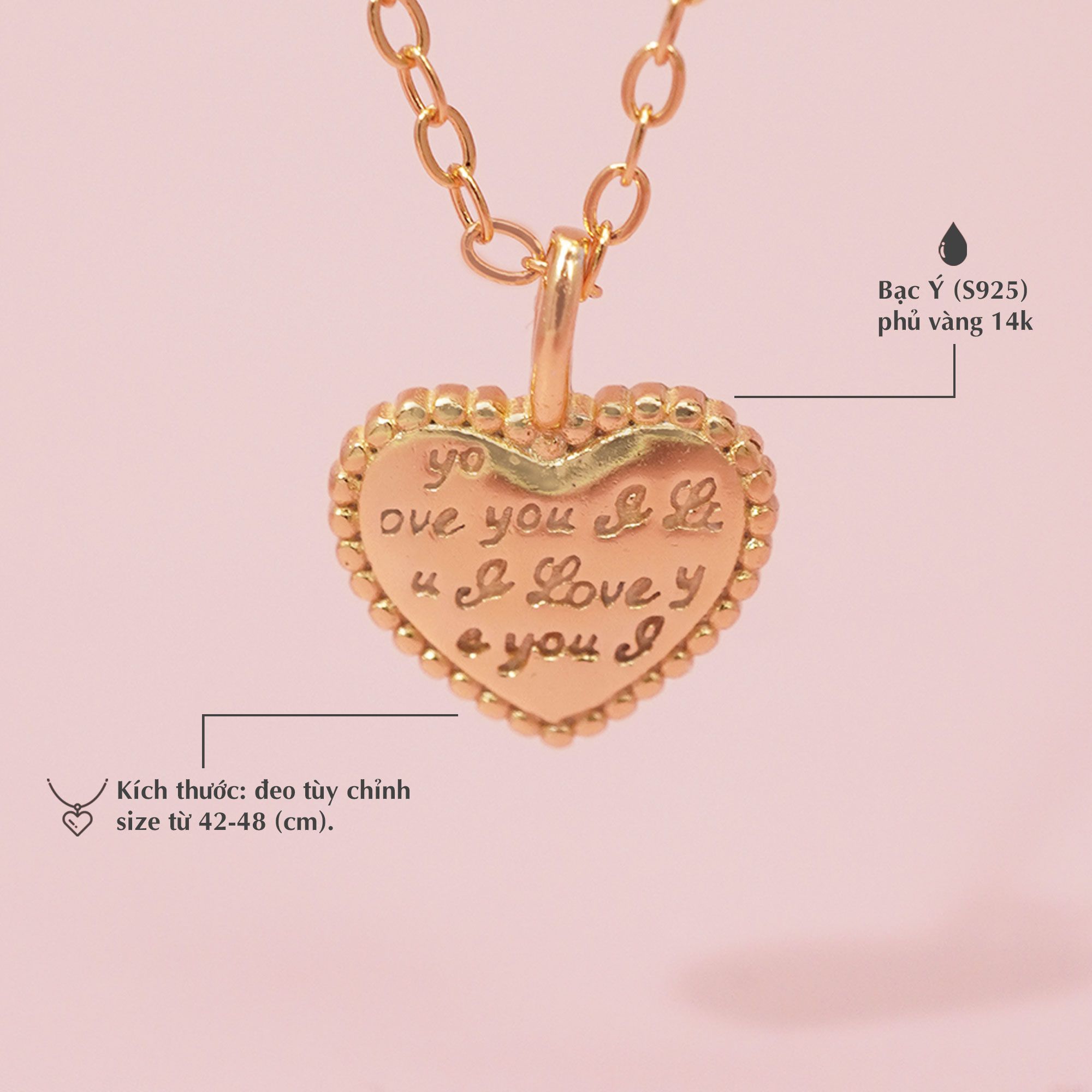 Dây Chuyền I Love You